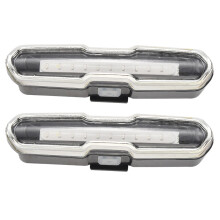 2X LED Bike Tail Light Red & USB Rechargeable Waterproof Super Bright Multipurpose Emergency Light
