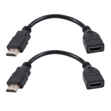 2X -Compatible Male to Female Extender Cable Short and Convenient for Chrome Cast, Fire Tv Stick, Stick
