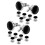 Gemelli E Borchie per Camicie da Smoking Business Wedding 4 Gemelli E 12 Borchie 1