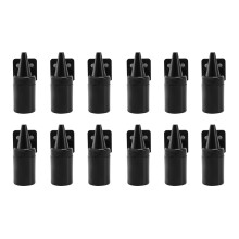 12Pcs Deer Alert for Vehicles Avoids Deer Collisions Car Deer Warning Black Ultrasonic Wildlife Warning for Auto