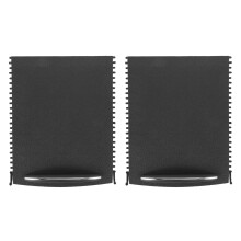 2X Car Center Console Sliding Shutters Cup Holder Roller Shutter Cover for - C-Class W203 2000-2007