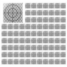 200Pcs Prism Measurement Reflector Sheet Reflective Tape Target Total Station Tunnel Survey 40X40mm