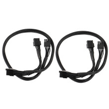 2X PSU 8Pin to Dual 8Pin(6+2)Pin PCIe Modular Power Supply Cable for EVGA Supernova G2 G3 P2 T2 GS 650 750 850 1000 1600