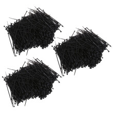 3000Pzs Negro Envoltura Sujetada Lazo de Cable de Nylon 95 mm x 2 mm