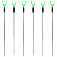 6X Adjustable Metal Fishing Rod Pole Holder Rack Stand