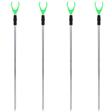 4X Adjustable Metal Fishing Rod Pole Holder Rack Stand