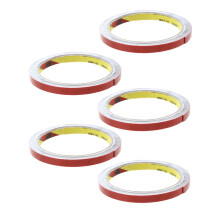 5X Strong Permanent Double Sided Super Sticky Foam Tape Roll for Vehicle Car, Red 8MM x