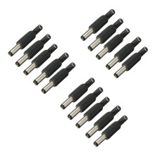 15PCS Connettore 'Adattatore 'Adattatore Jack Jack Presa di Alimentazione Jack da 5,5 mm x 2,5 mm Maschio