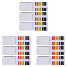 9 Set 240 Strisce Professionale 1-14 PH Cartina Al Litio Strisce Test Ph Acqua Cosmetica Suolo PH Test Strisce di Carta con Scheda di Controllo