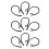 9 Pcs Handfree 5.5mm Hole Black Plastic Earhook for  Earphone 1