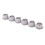 12X Guitar Tuner Conversion Bushings Adapter Ferrules Nickel Plating with Nice Plastic Shell Silver 4