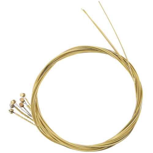 12 Pcs Steel Strings Replacement for Acoustic Guitar New Silver+Brass 1