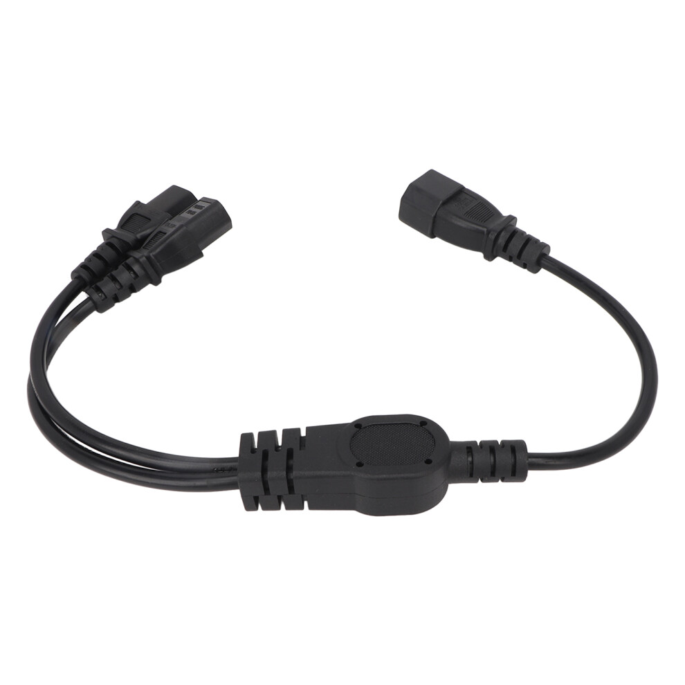 Durable C14 To Dual C13 10A 125V Y Splitter Cable For Pcs & Printers 4661371102982