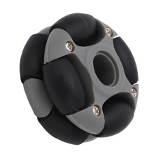 48 mm Multi-Directional Omni-Rad für Roboter, belastbar bis 2 kg, Schwarz/Grau