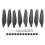 Flexible Silver Tip Drone Propellers 75x17mm for Mini 3 Pro 2