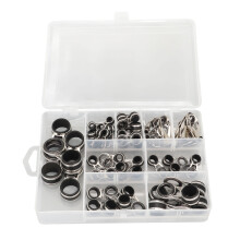Smooth Ceramic Ring Guides, Multi-Size Spinning Rod Guides, For Freshwater And Saltwater Use, Angler's Repair Kit Ensuring Seamless Fishing Journeys,