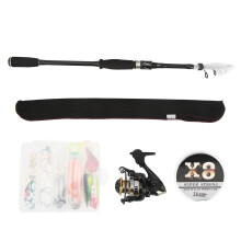 Attrezzo da pesca versatile, crankbait, spinnerbait, esche morbide, esche rigide, vermi in plastica, set di esche da pesca per acqua dolce e salata,