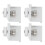 Solar Panel Mounting Bracket for Roof Installation, PV Panel Rail Grounding Clamps with Steel Construction High Stability Mounting System, Solar Panel 3