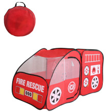 Adventurous Fire Truck Play Tent, Imaginative Play With Realistic Fire Truck Design, Polyester Fabric For Durability And Comfort, Suitable For 1-2 Chi
