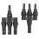 Solar Panel Connectors Parallel Connection Waterproof High Security Solar Y Branch Connector Durable Stable Performance Plug And Play Drill Free Insta 4