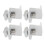 Solar Panel Mounting Bracket for Roof Installation, PV Panel Rail Grounding Clamps with Steel Construction High Stability Mounting System, Solar Panel 6