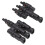 Solar Panel Connectors Parallel Connection Waterproof High Security Solar Y Branch Connector Durable Stable Performance Plug And Play Drill Free Insta 2