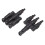 Solar Panel Connectors Parallel Connection Waterproof High Security Solar Y Branch Connector Durable Stable Performance Plug And Play Drill Free Insta 3