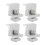 Solar Panel Mounting Bracket for Roof Installation, PV Panel Rail Grounding Clamps with Steel Construction High Stability Mounting System, Solar Panel 2