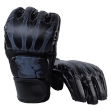 Professionelle Kickboxhandschuhe, ergonomisch geformte Trainingshandschuhe aus hochwertigem PU-Leder und PE-Schaum für MMA, Boxen, Taekwondo,