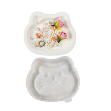 Flexible Silicone Resin Mold for Epoxy Cats Tray Jewelry Holder