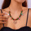 Collier ras du cou avec pendentif élégant, accessoire Portable 7