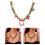 Collier ras du cou avec pendentif élégant, accessoire Portable 2