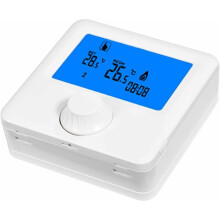 Elegante Thermostate für konventionelle Haussysteme, einstufiges Heizen und Kühlen, Temperaturkalibrierung und -einstellung, batteriebetrieben mit