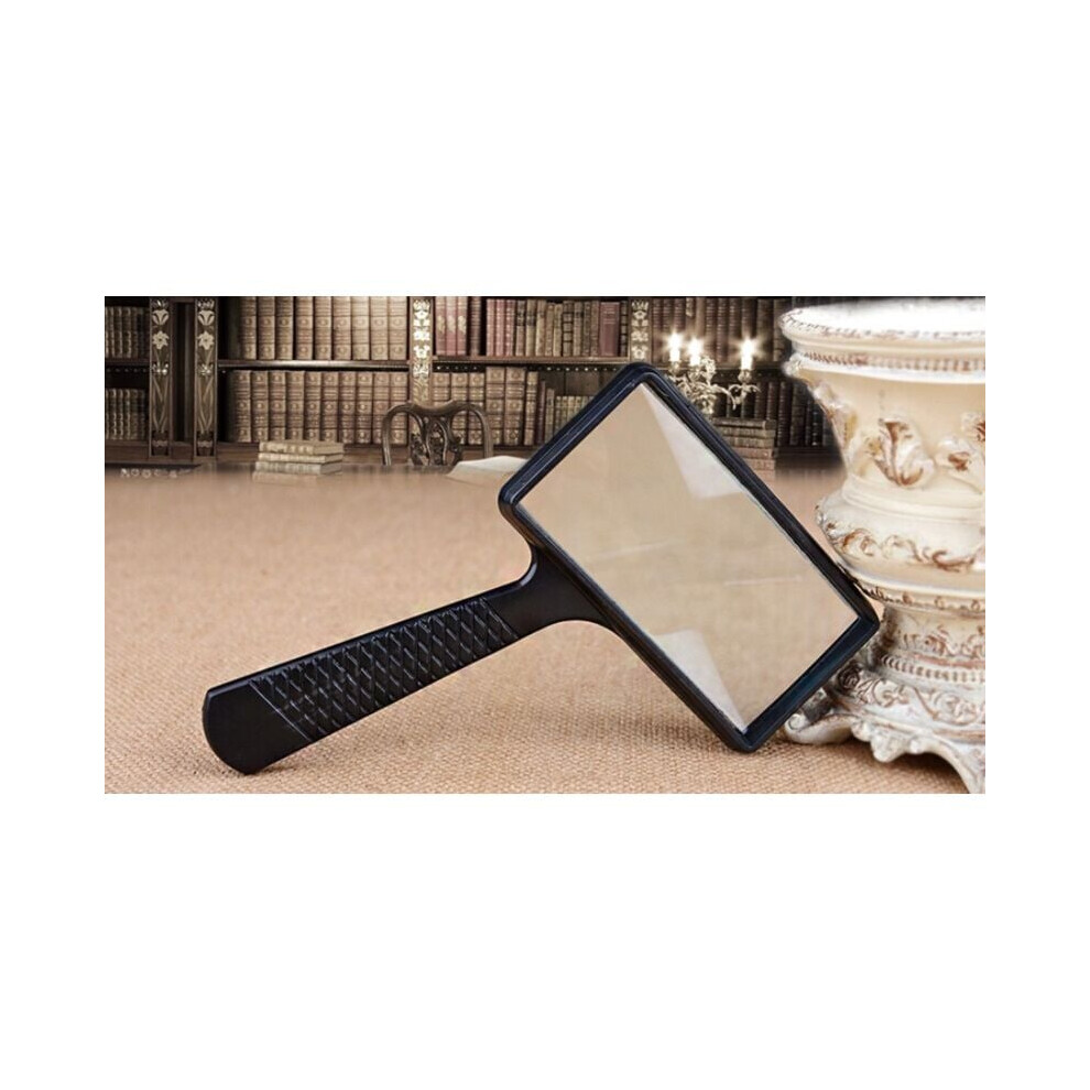 Perfect Gift Easy To Use Handle Hand-held Magnifying Glass For Reading, Map Viewing, Equipment Inspection, Wildlife Observation, Watch Repair, Coin
