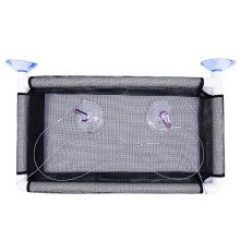 Cozy Cat Cloud, plassbesparende katteseng med støtte i rustfritt stål, avtakbar varm flanellmatte for koselige lurer, kraftig hengekøye for