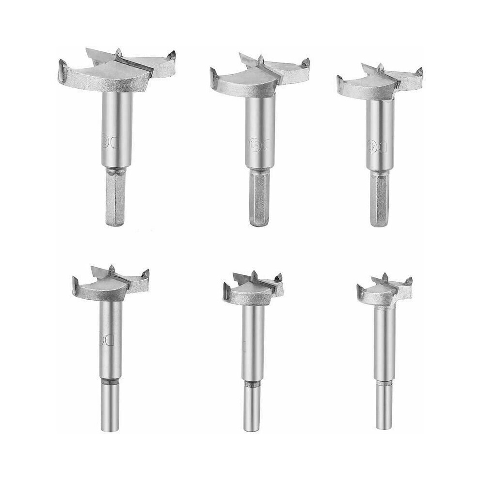 Smooth Cutting Operation Forstner Drill Bit Set, High Speed Steel Construction Ensures Clean Cut And Durable Material For Wide Range Applications, 6 9358999444826
