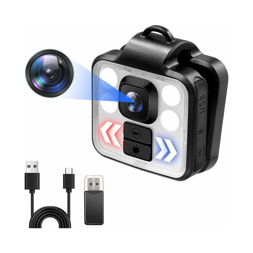 1080P Hd Camera For Outdoor Activities, Wireless Wearable Video Recorder With 3 Led Modes Flashlight, Comfortable Wearable Multifunctional Camera 9358999320533