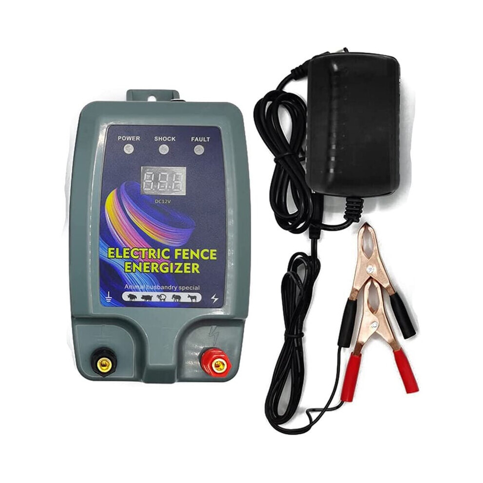 Electric Fence Energizer, Security Protection For Poultry Farming With Led Indicator And Fully Waterproof Design, Supports Correct Poultry Habits 9405630271577