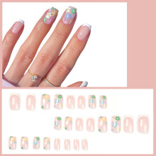 Tiras de manicure francesa requintadas, atóxicas e inodoras, feitas com esmalte de verdade para um acabamento profissional e fáceis de aplicar.