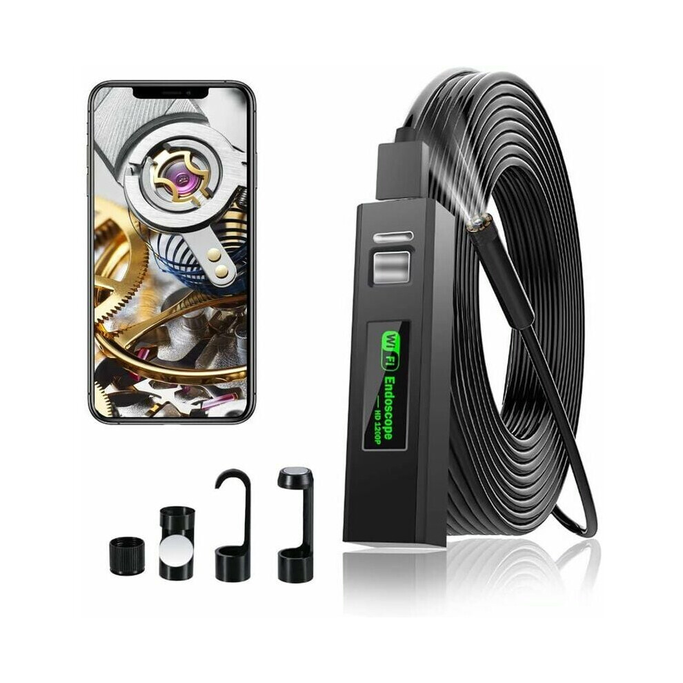 Innovative Borescope, Waterproof Inspection Camera With 1920P Hd Resolution, Semi-Rigid Cable For Flexible And Durable Usage, Adjustable Led Lights, 9405630000610