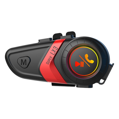 Ακουστικά Bluetooth για κράνος μοτοσικλέτας, Gadget για τυχοδιώκτες, Οθόνη LCD για
