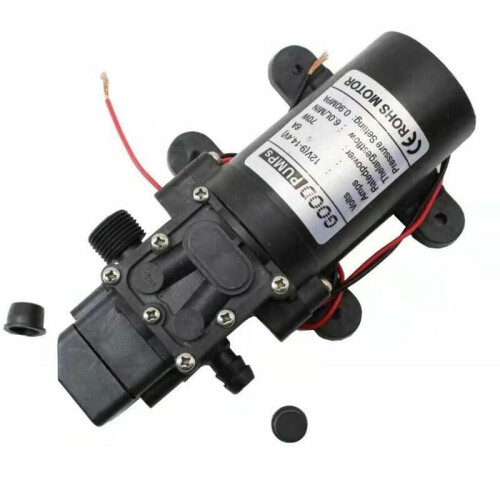 Πολλαπλών χρήσεων αντλία διαφράγματος DC12V, αντλία πίεσης νερού αυτόματης 2