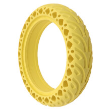 Ruota di ricambio per monopattino, solida e resistente, non gonfiabile, con design a nido d'ape, realizzata in gomma di alta qualità per una