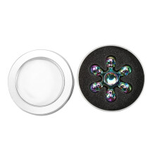 Sensory Hand Toy, Stress Relief Metal Fidget Spinner, Compact Size, High Speed Bearing Ensures Smooth Rotation, Exquisite Craftsmanship & Modern