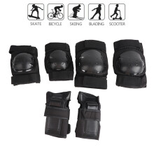 Tactical Knee And Elbow Pads Set Shock Absorption Protective Gear For Airsoft Paintball Outdoor Sports Durable Non Slip Adjustable Straps Multi Use Wi