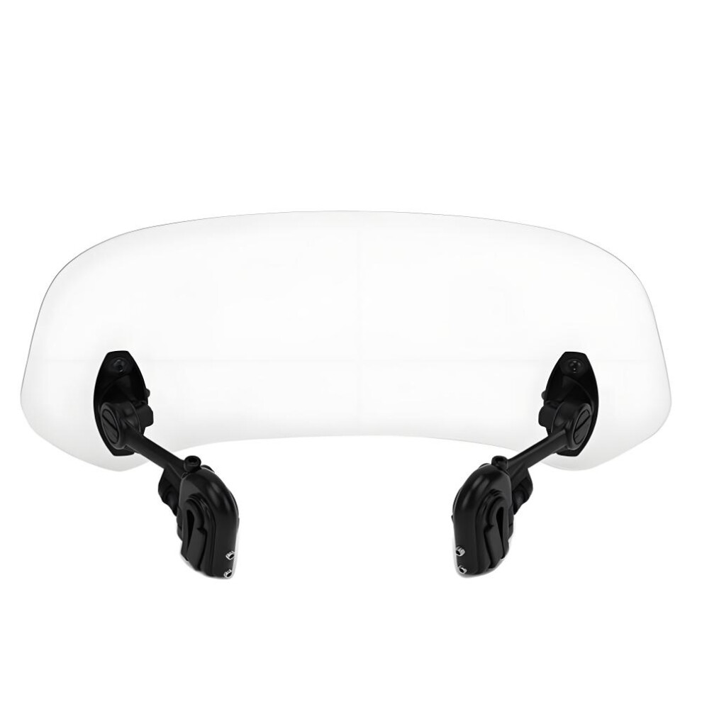 Motorcycle Windscreen Wind Deflector, Windshield Spoiler With Folding Mechanism For Easy Adjustment, Universal Adjustable Windshield Extension 9358999488721