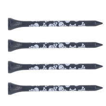 Holz-Golftees 30er-Pack, 8cm BambusMaterial Schädel-Design Golfzubehör