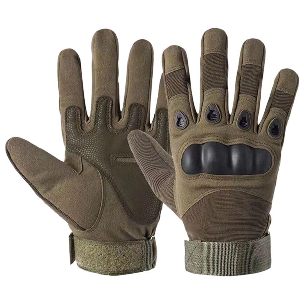Tactical Gloves For Outdoor Enthusiasts, Touchscreen Fingers Motorcycle Gloves With Hard Knuckle Protective Design, Anti Slip And Durable Riding Gear 9301476600123