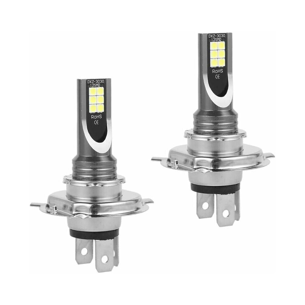 Cool Led Fog Lights For Automotive Use, Plug And Play 50W 14000Lm H4 6000K Csp Led Bulbs With Detachable Adapter, Super Bright Led Fog Lights White 9004841836652