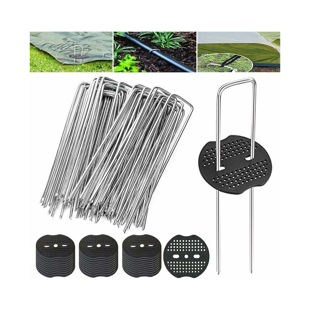 Garden Stakes, Sharp Spikes For Effortless Soil Penetration, Flexible Use In Various Outdoor Projects, 50 Pieces Ensuring Ample Supply 9405630621495